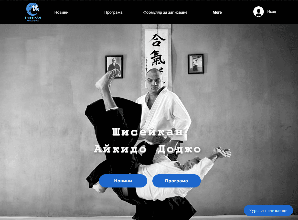 Screenshot of Shiseikan Aikido Dojo